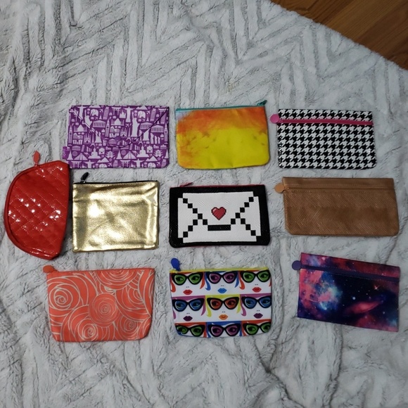 ipsy Handbags - Lot of 10 ipsy makeup bags